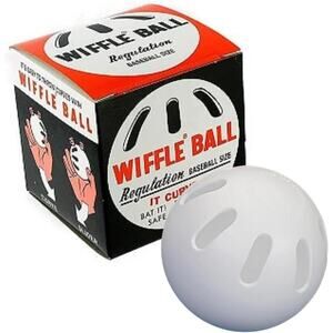 Bundle of 4 Wiffle Curve Balls Regulation Plastic Baseballs Size Made in USA NIB